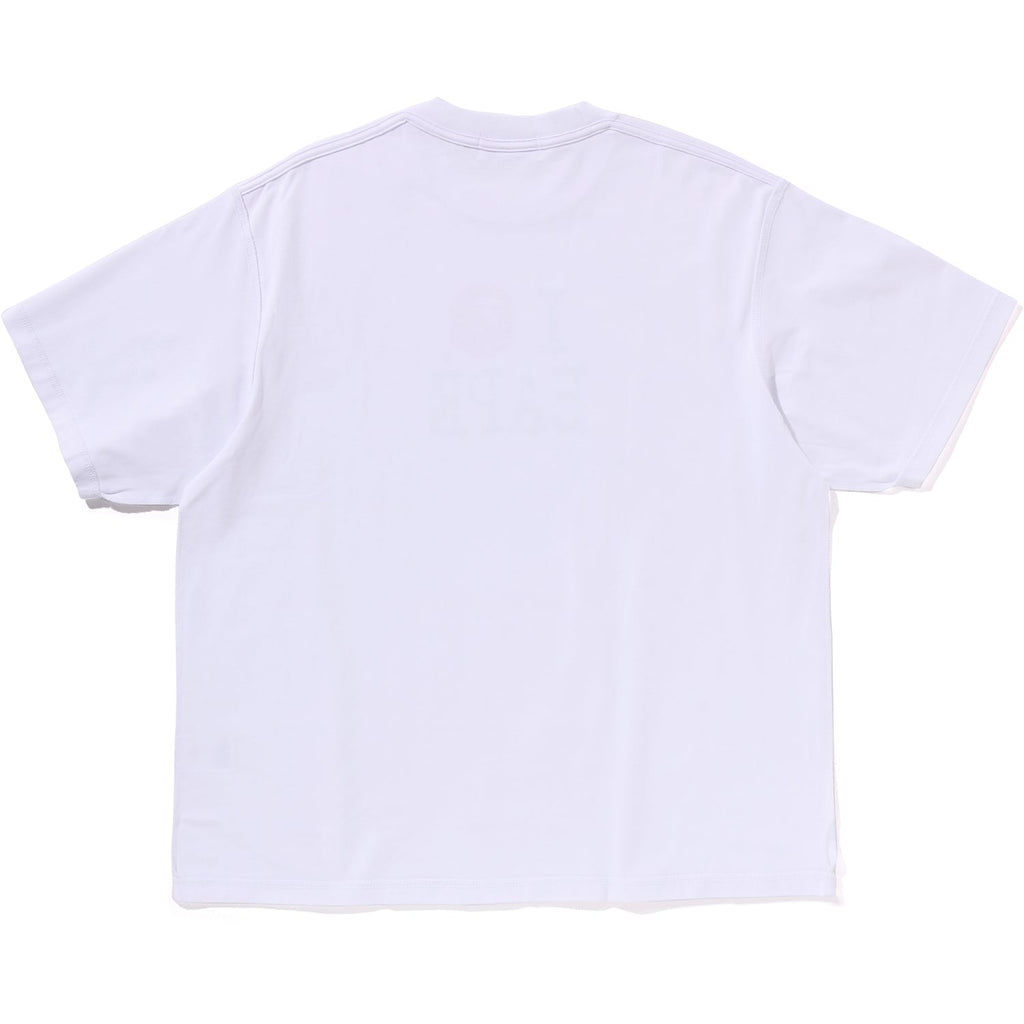 BAPE LOGO INSIDE OUT RELAXED FIT TEE MENS