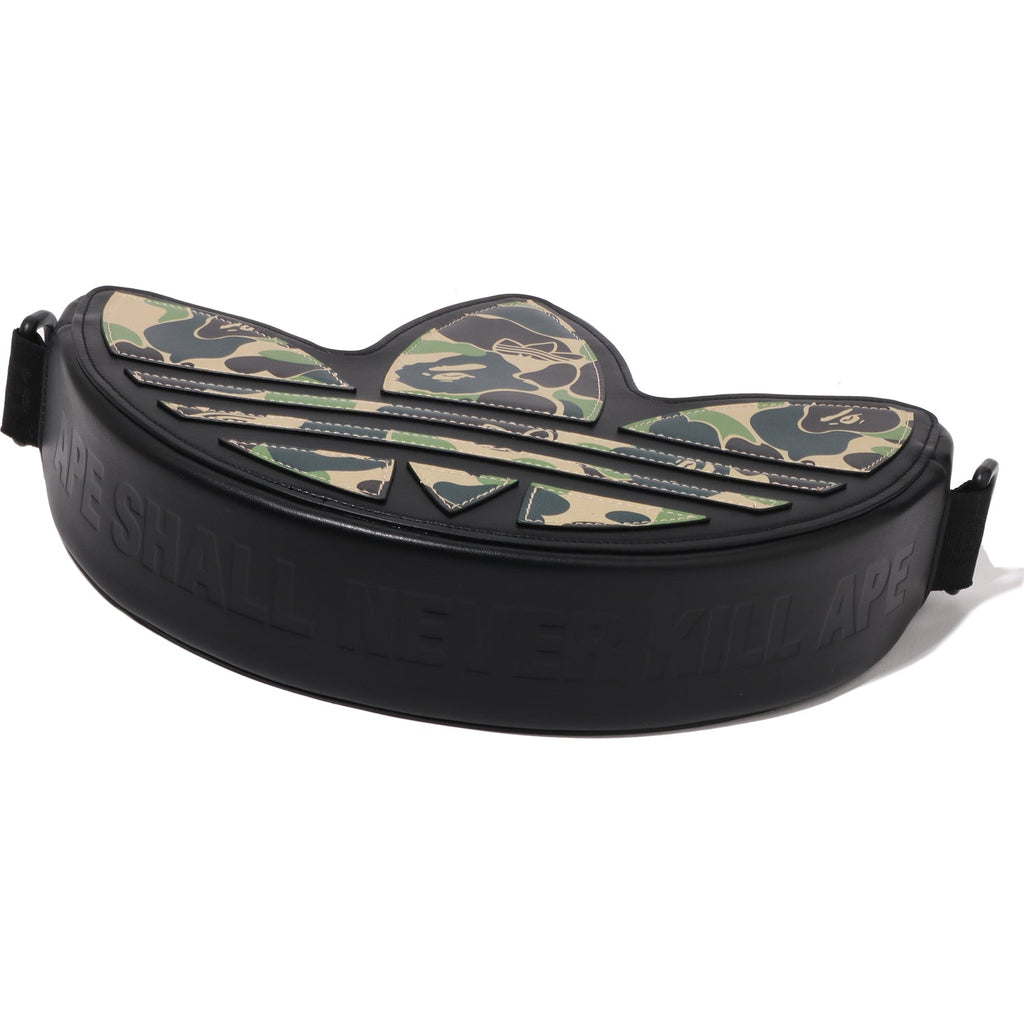 BAPE X ADIDAS CAMO TREFOIL SHOULDER BAG MENS