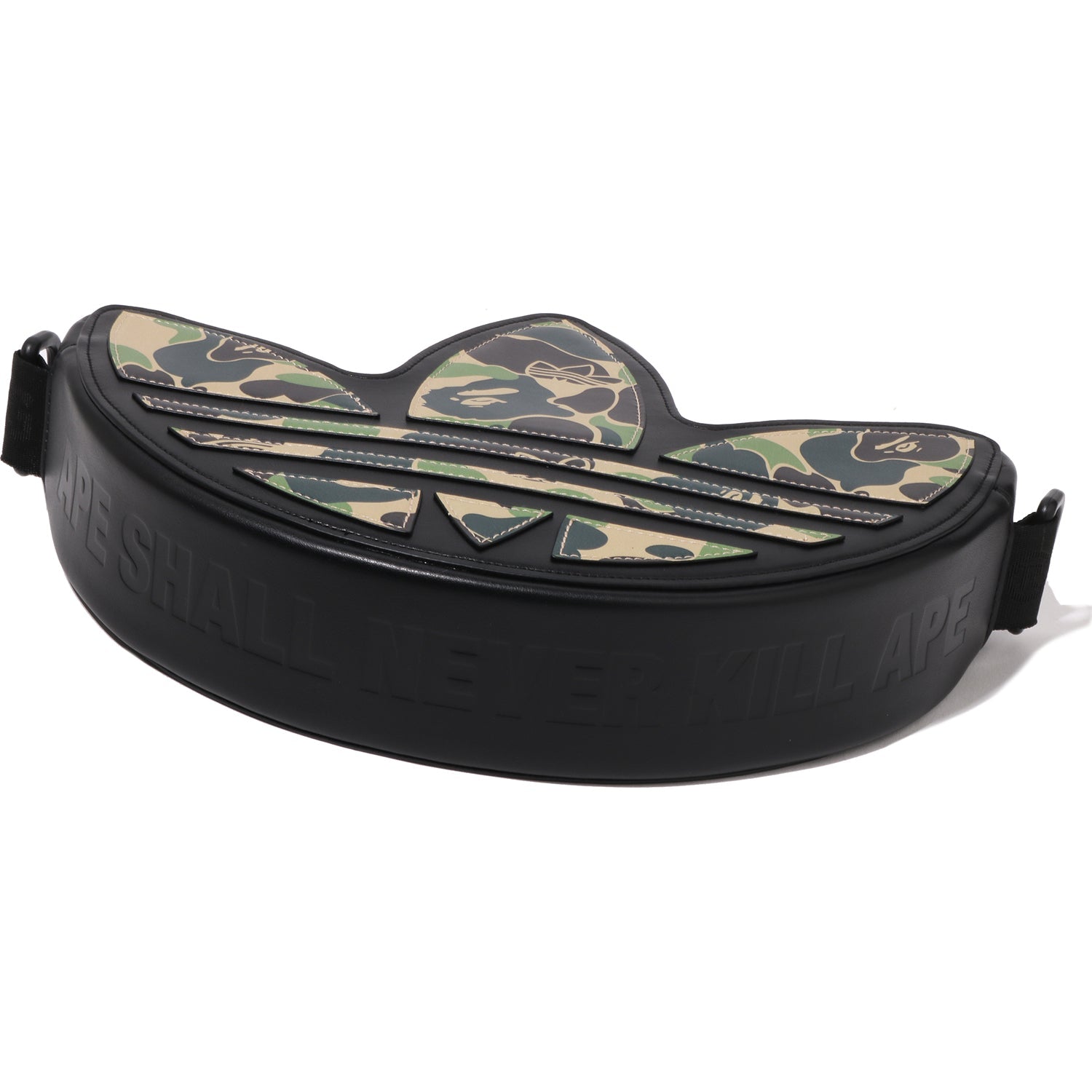 BAPE X ADIDAS CAMO TREFOIL SHOULDER BAG MENS