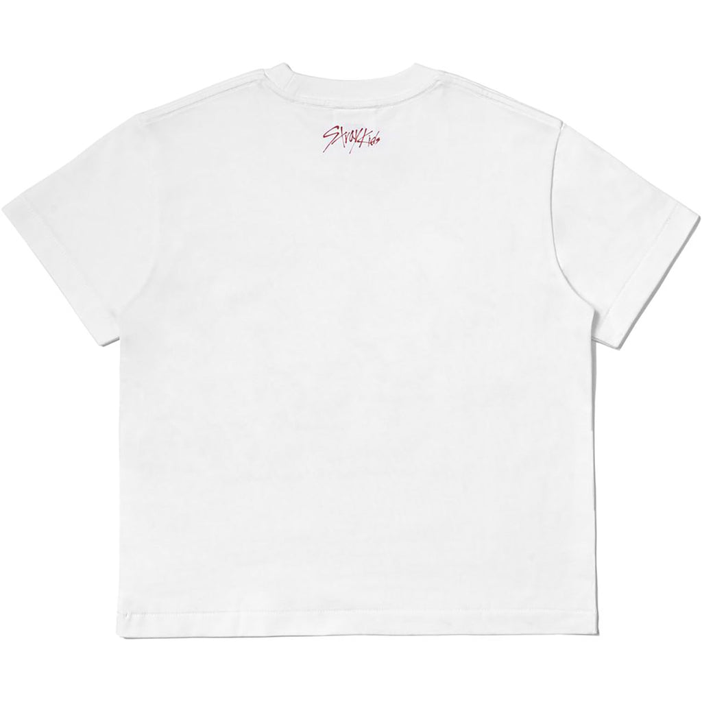 BAPE X STRAYKIDS BBOKARI COLLEGE TEE LADIES
